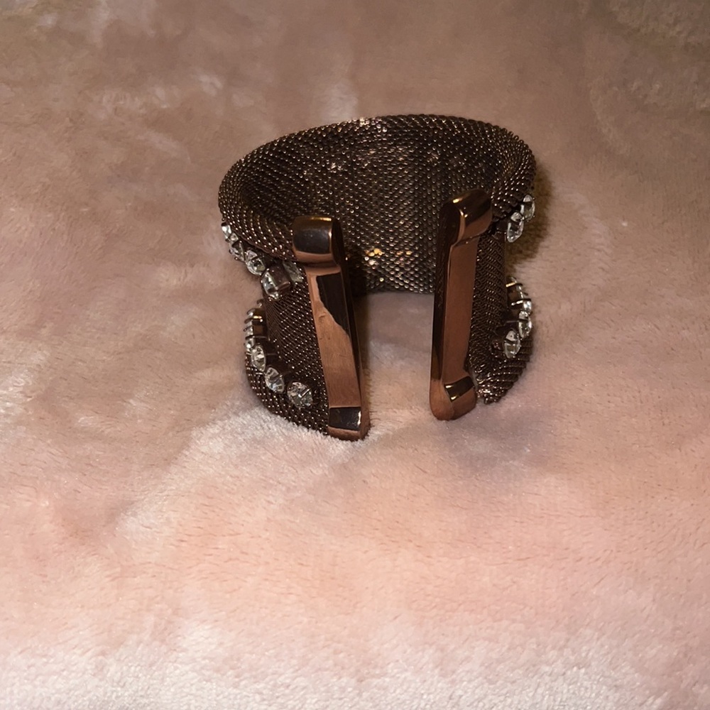 Copper mesh bangle - Picture 5 of 9